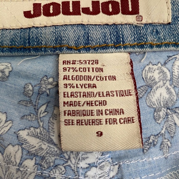 Jou Jou 355 Stretchy Cotton 3/4 Pants size 9 - Picture 5 of 5